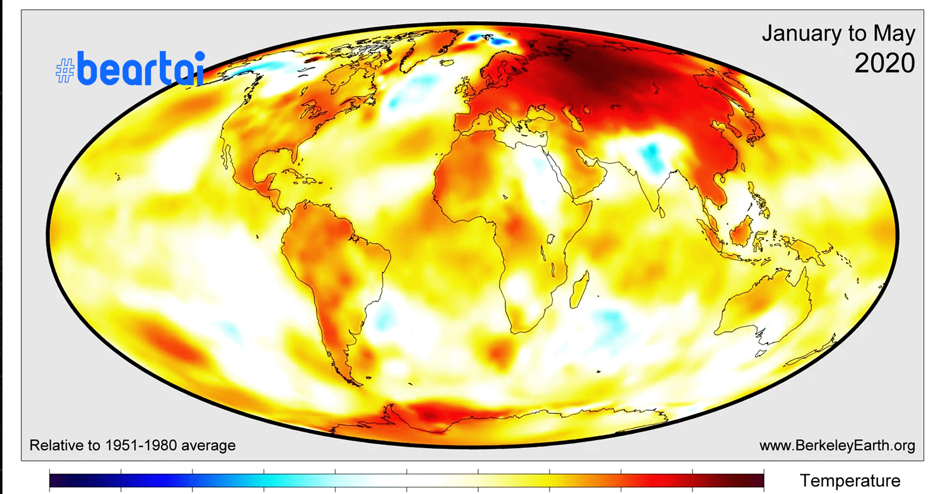 พฤษภาคมปีนี้ ทุบสถิติเดือนที่ “ร้อนที่สุด” ของโลก และรัสเซียต้องเผชิญความเลวร้ายของภาวะโลกร้อนหนักขึ้นทุกที