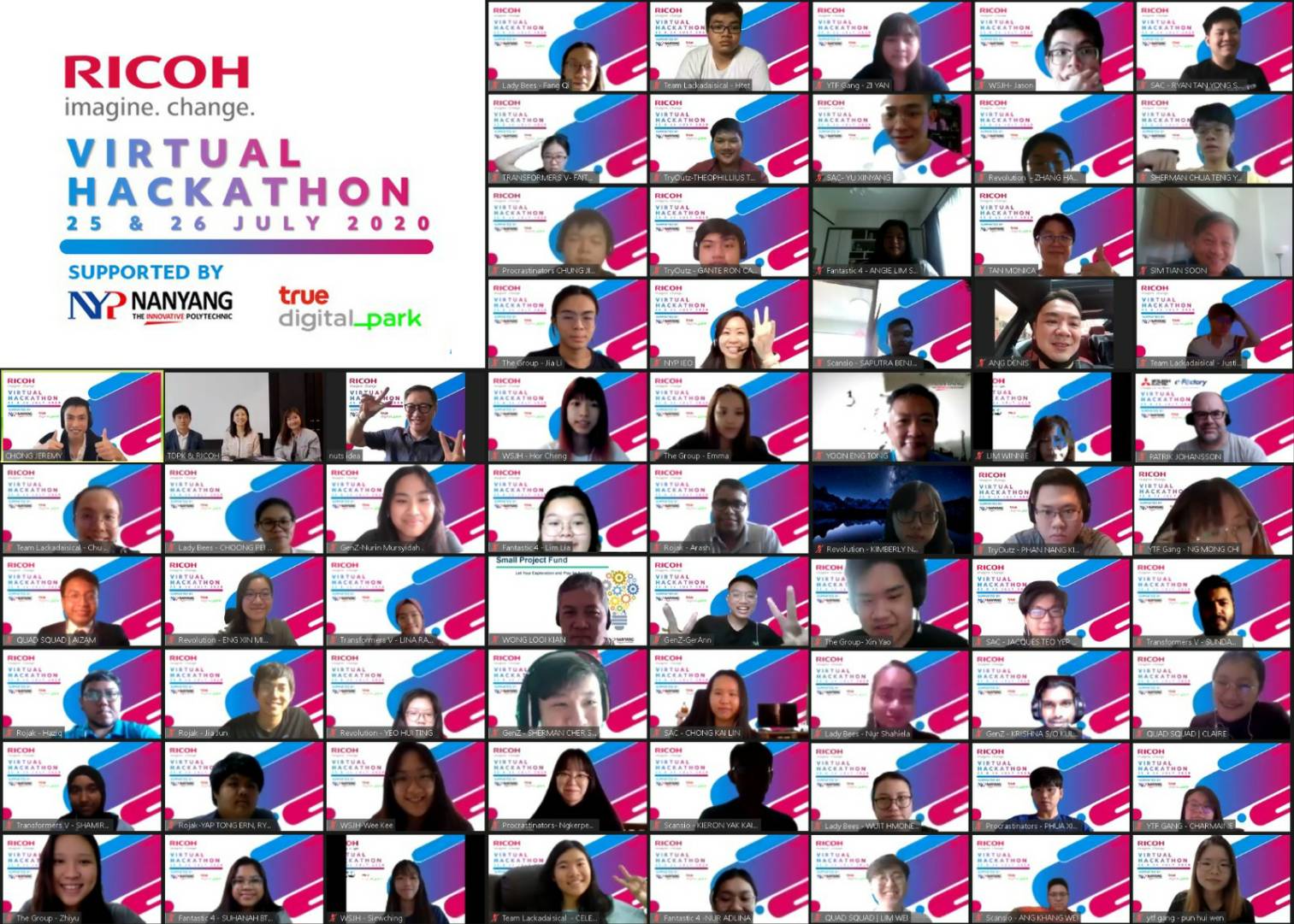 งาน Virtual Hackathon: Student Challenge Covid-19 Crisis Hack  2020 ตอบโจทย์ธุรกิจยุค New Normal