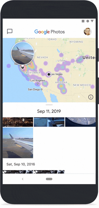 Google Photos Mapviews