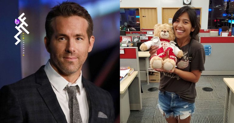 Ryan Reynolds Help to find Teddy Bear