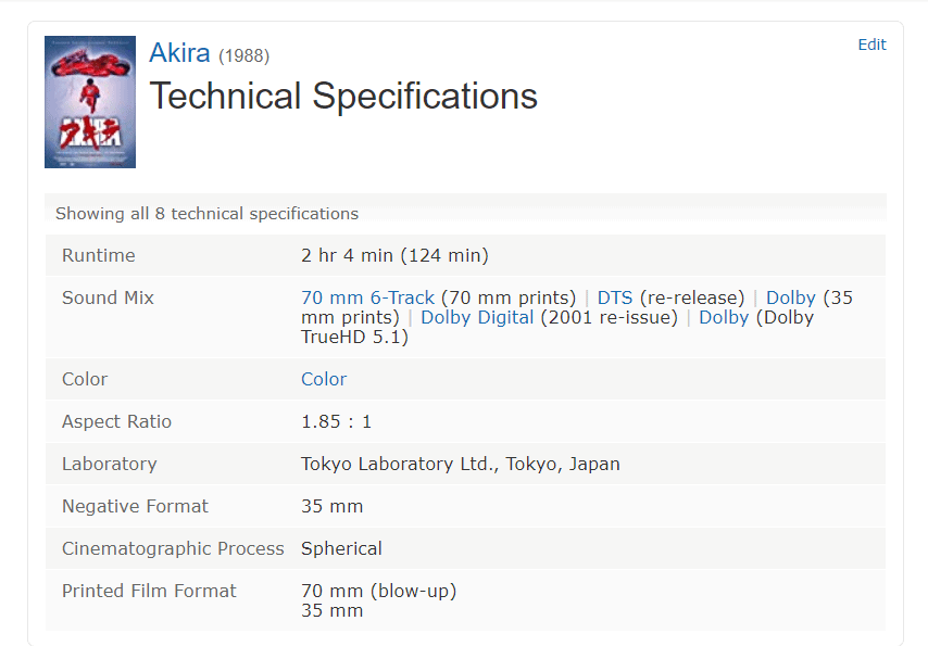 หนังเรื่องนี้พี่ดูระบบไหนดี AKIRA ในระบบ IMAX