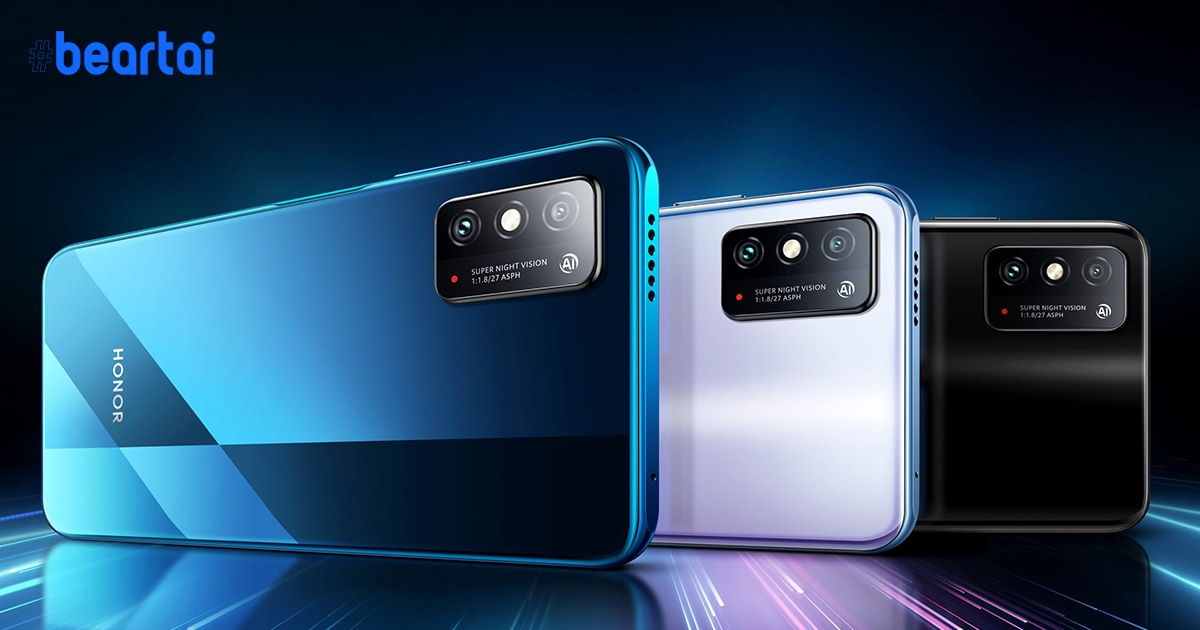 Honor เปิดตัวสมาร์ตโฟนจอยักษ์ “Honor X10 Max 5G” : ชิป Dimensity 800, แบต 5,000 mAh