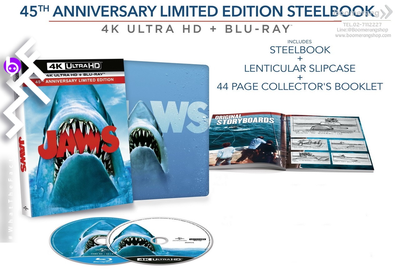 [รีวิวแผ่นหนัง] สนุกแบบเสียวขากับพ่อทุกสถาบันฉลาม JAWS ในรูปแบบ 4K Blu-Ray