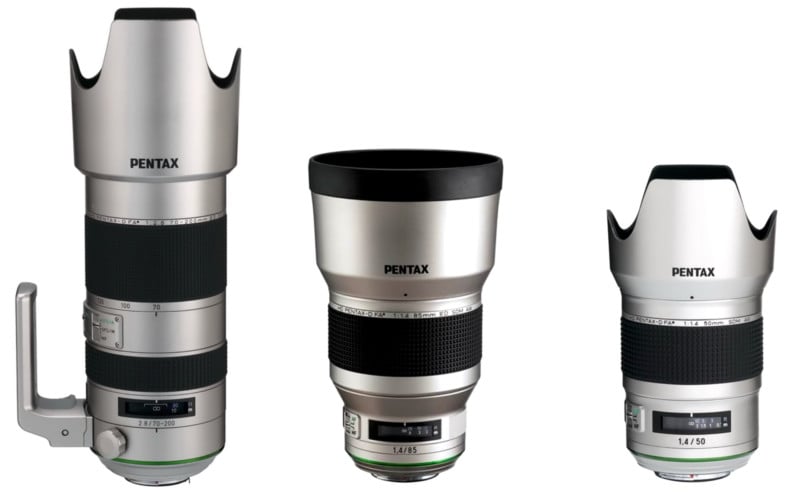 D FA* 70-200mm f2.8, 85mm f1.4 ED SDM AW และ 50mm f1.4 SDM AW SILVER FINISH