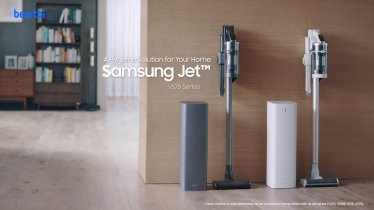 Samsung Jet™ เครื่องดูดฝุ่นไร้สายรุ่นใหม่ พร้อม Clean Station™ โซลูชันความสะอาดที่ทรงพลัง