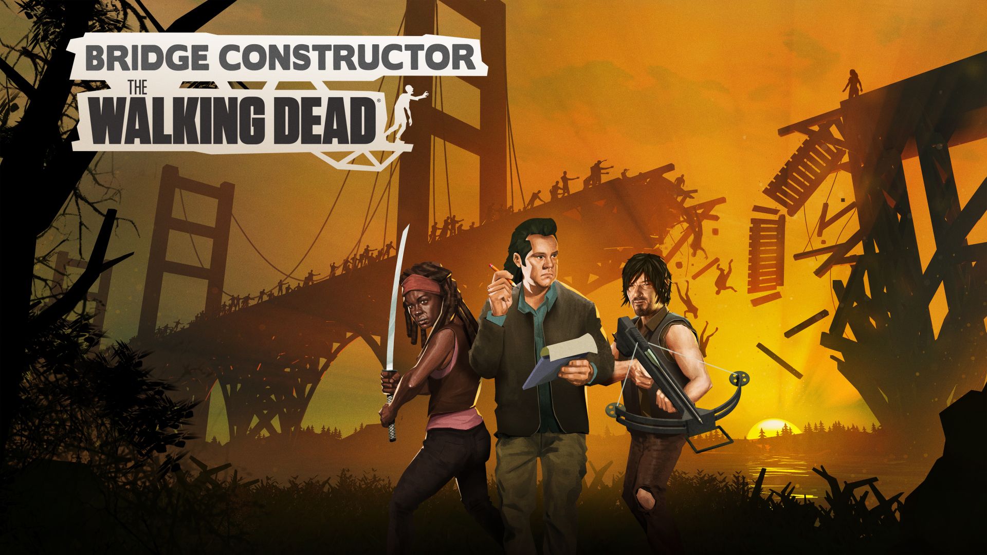 ClockStone เปิดตัว Bridge Constructor: The Walking Dead พร้อมปล่อยตัวอย่างฉบับคนแสดง