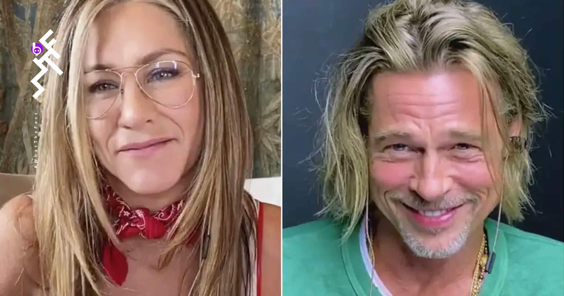 เมื่อถ่านไฟเก่าของเธอ…ยังมีไฟ? Brad Pitt & Aniston ร่วมต่อบท “กุ๊กกิ๊กกัน” ในรายการการกุศล