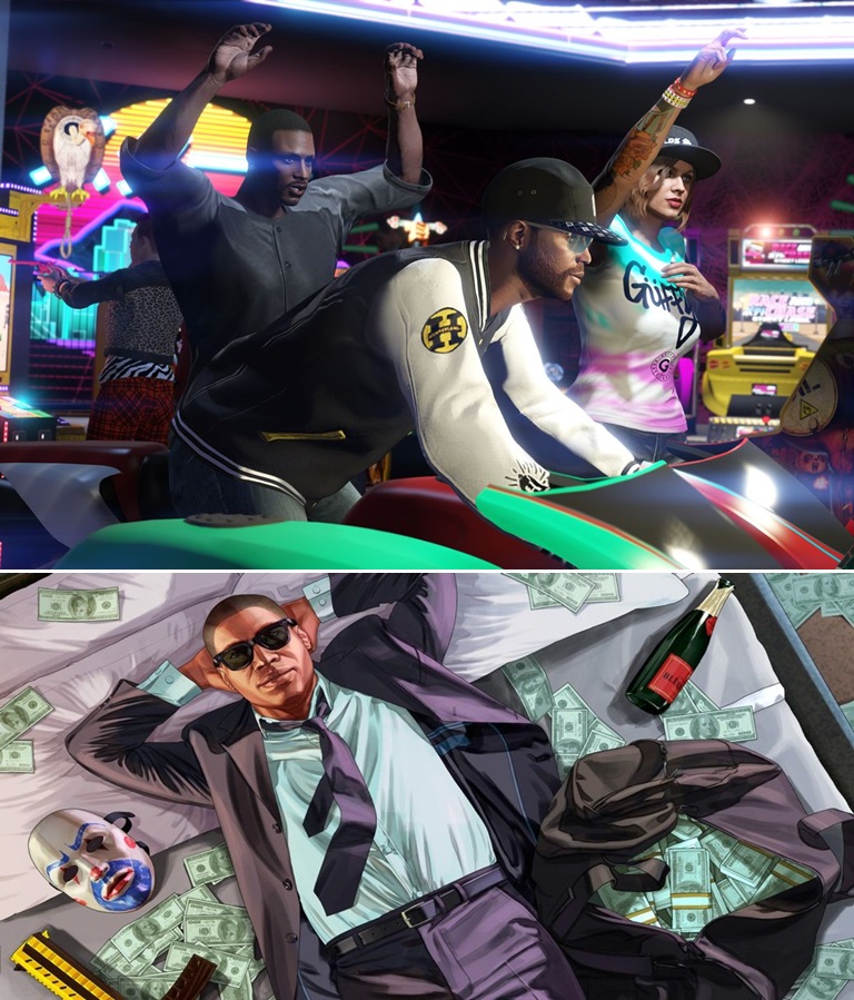 Grand Theft Auto V and Grand Theft Auto Online