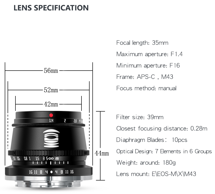 TTartisan 35mm F/1.4