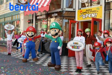 Mario Cafe & Store เปิดอย่างเป็นทางการแล้ว ใน Universal Studios Japan