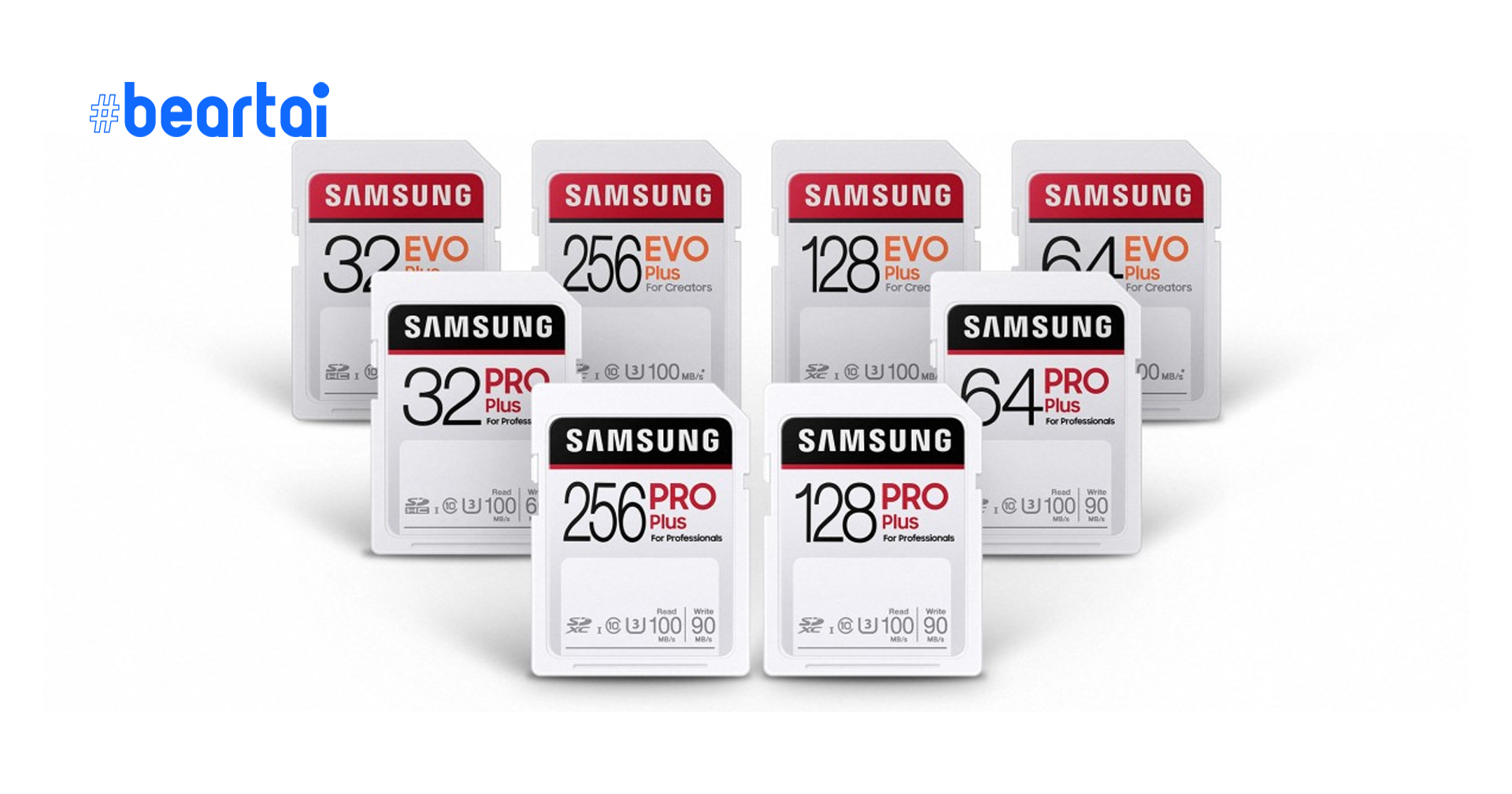 Samsung เปิดตัว SD Card PRO Plus และ EVO Plus สุดถึกทน กันน้ำกันฝุ่น