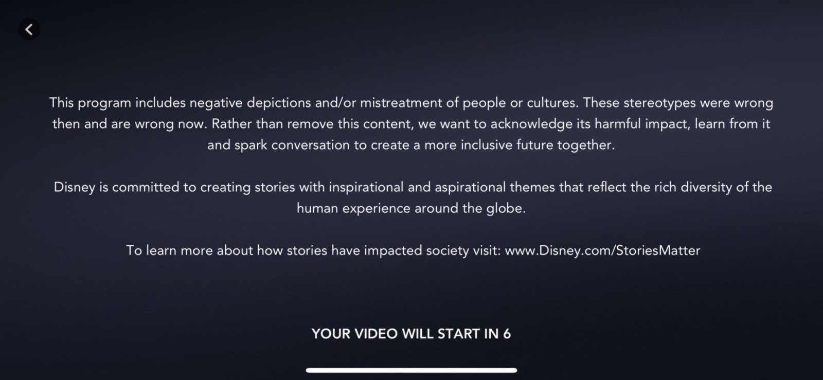 Disney+ เพิ่มคำแนะนำด้านเนื้อหา ให้กับหนังที่มีองค์ประกอบเกี่ยวกับการ ...