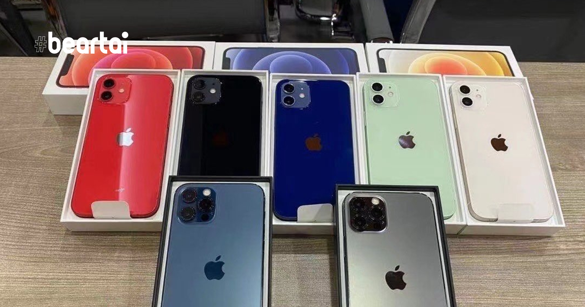 เผยเครื่องจริง iPhone 12 และ 12 Pro หลากสีสัน ก่อนวางขายจริง