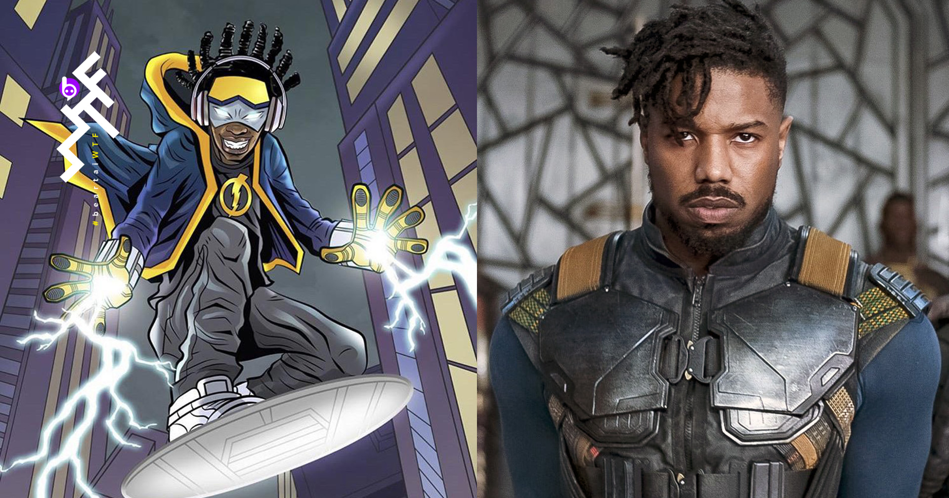 ไมเคิล บี จอร์แดน ผู้รับบทตัวร้ายใน Black Panther จะสร้างหนังฮีโร Static Shock ของ DC