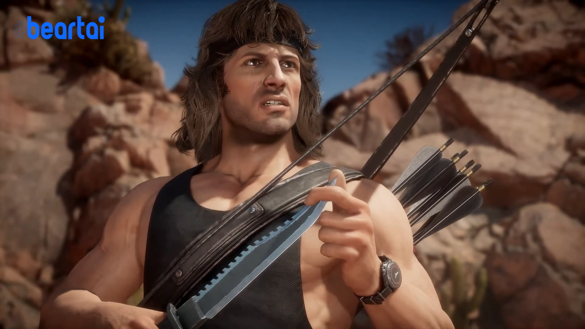 ชมการต่อสู้สุดโหดของ Rambo ในตัวอย่างใหม่ของ Mortal Kombat 11