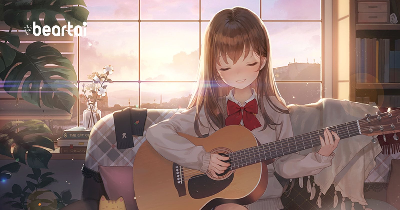 Guitar Girl : Relaxing Music Game