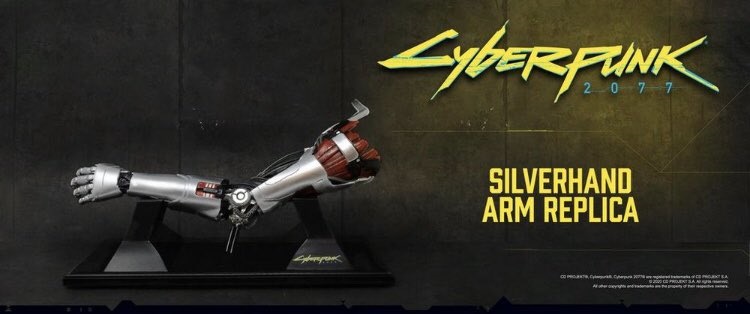 Cyberpunk 2077 Johnny Silverhand Replica Arm