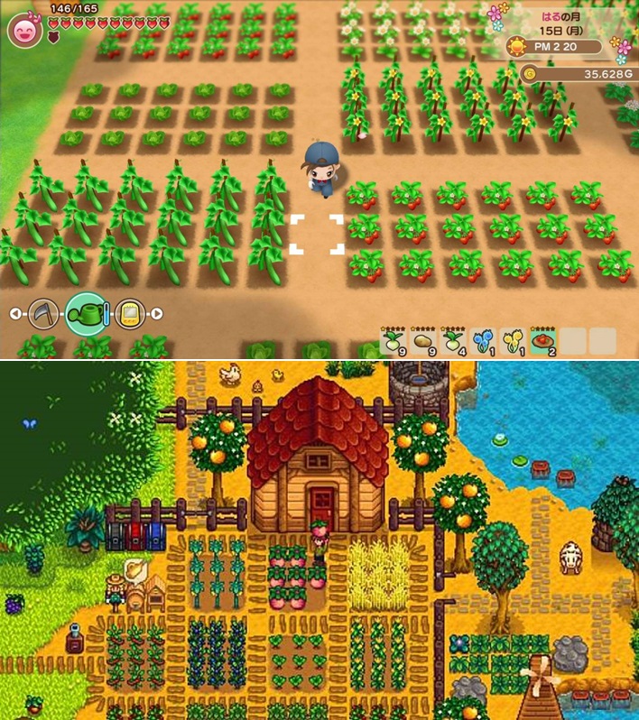  Stardew Valley 
Harvest Moon 