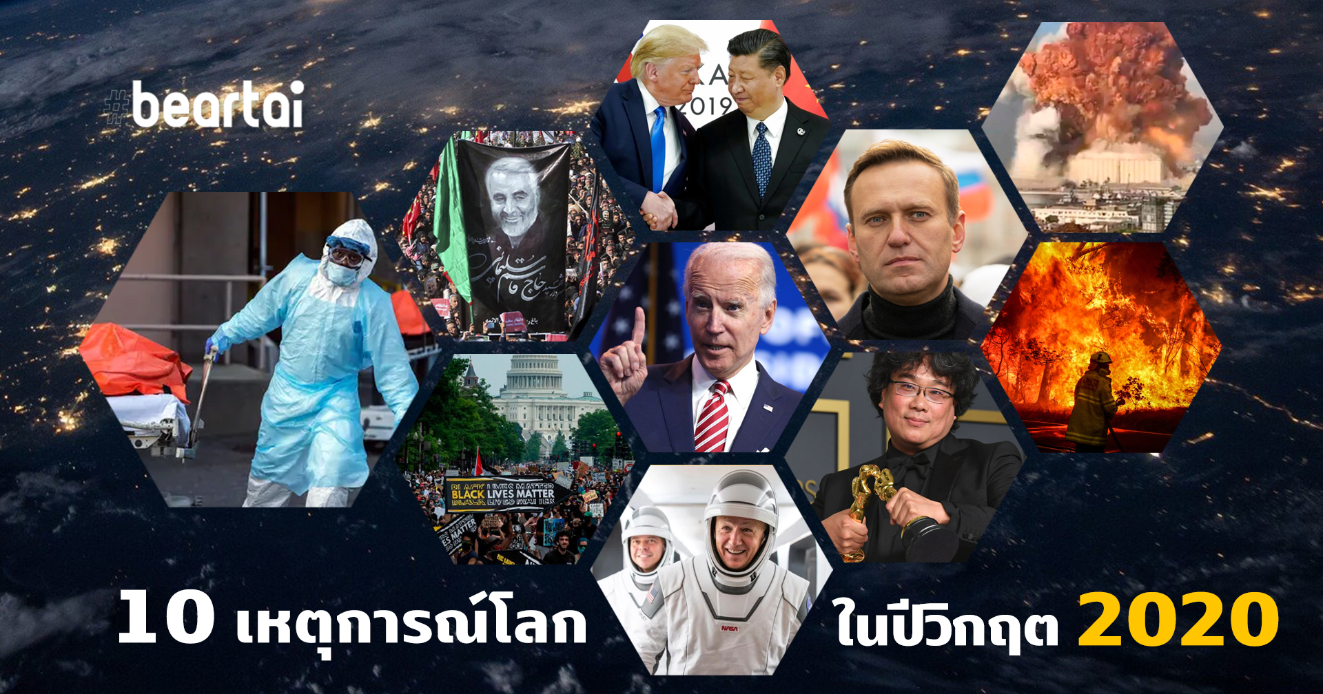 ย้อน 10 เหตุการณ์สำคัญของโลก ปี 2020: ปีร้าย ๆ ที่จะผ่านไปได้ด้วยกัน