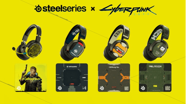 SteelSeries Headsets แผ่นรอง Mouse Cyberpunk 2077
