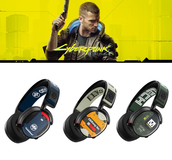 SteelSeries Headsets แผ่นรอง Mouse Cyberpunk 2077