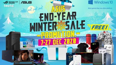 ASUS และ ROG จัดโปรโมชั่น ‘End-Year Winter Sale’ ส่งท้ายปี 2020