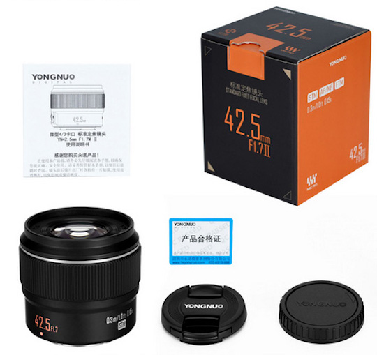 Yongnuo YN 42.5mm f/1.7 II MFT