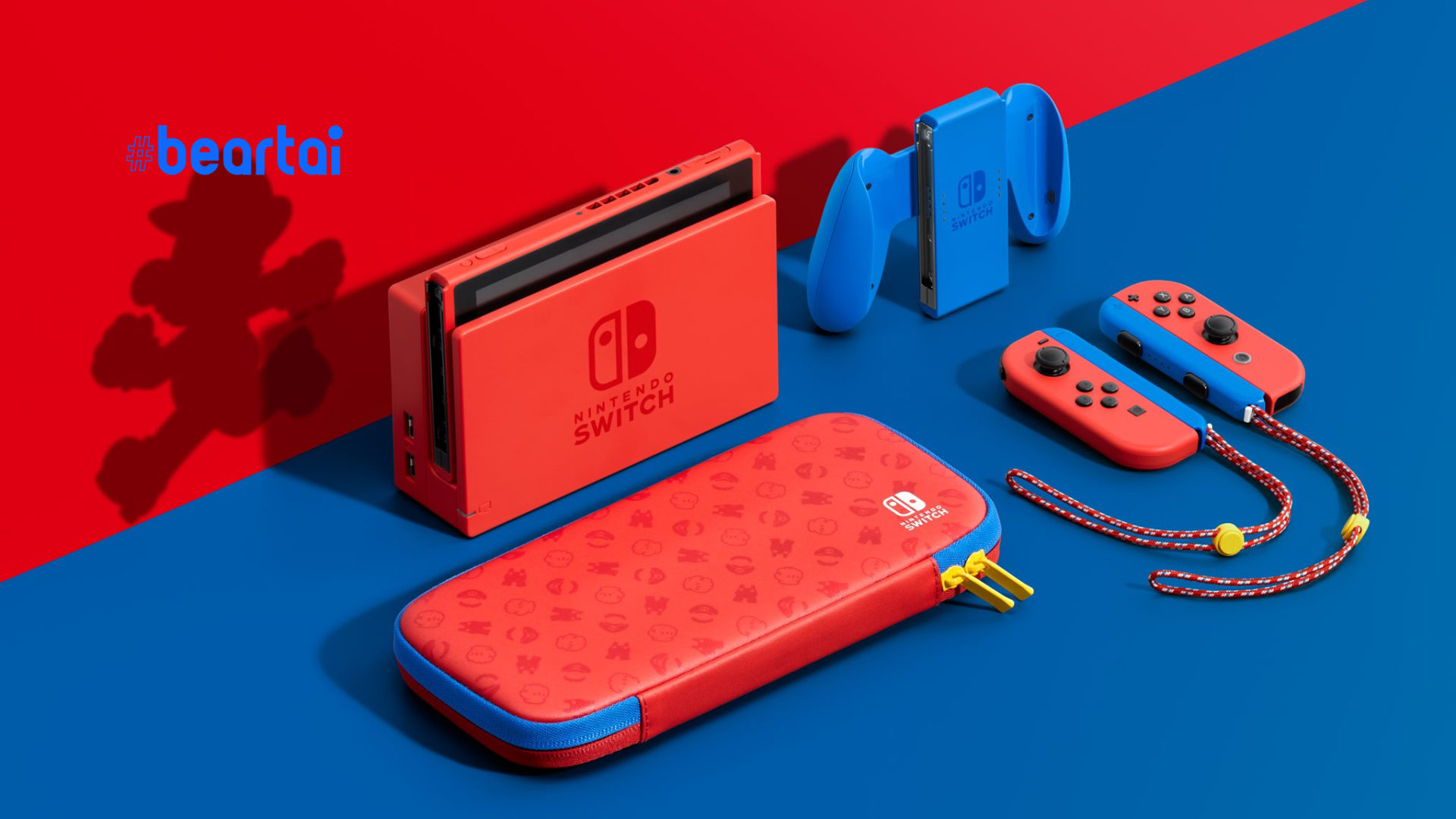 Nintendo เป ดต ว Nintendo Switch Mario Red Blue Edition Beartai