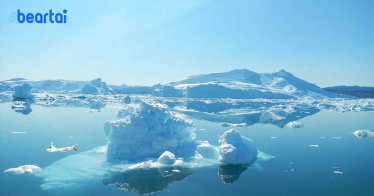 Warmer ocean waters are speeding up the rate at which Greenland’s glaciers are melting and calving, or breaking off to form icebergs. This is causing the glaciers to retreat toward land, hastening the loss of ice from Greenland’s Ice Sheet.
Credits: NASA/JPL-Caltech
