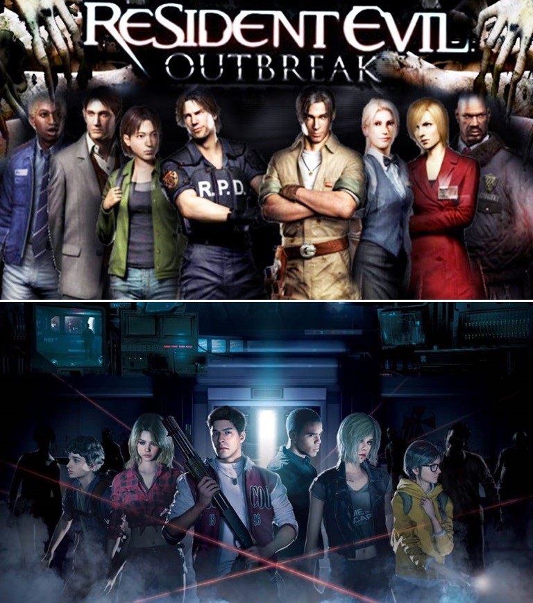 Resident Evil Outbreak กับ Resident Evil Resistance