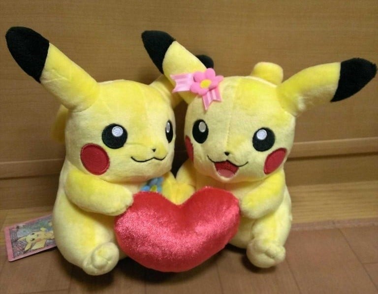 Pikachu My Dearest pikachu pair Plush Doll