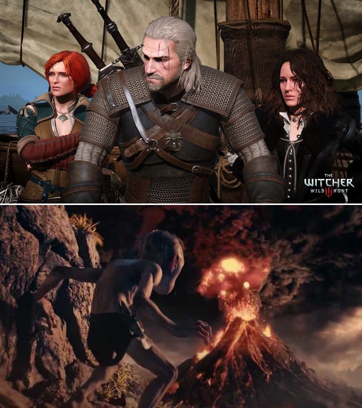  The Witcher 
 The Lord of the Rings Gollum 