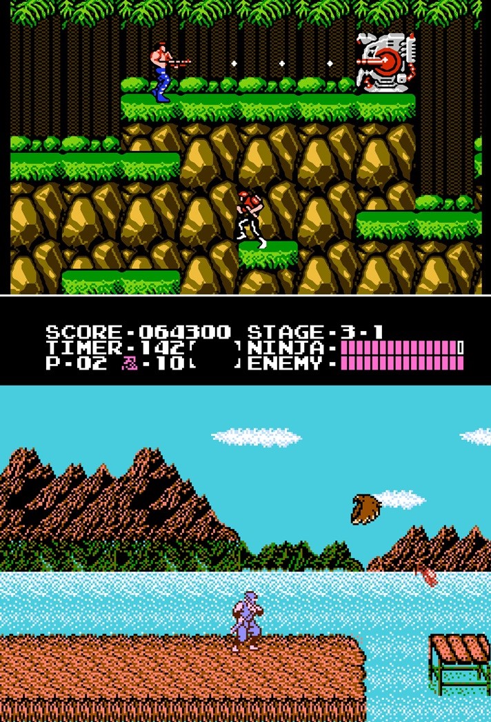 Contra กับ Ninja Gaiden 