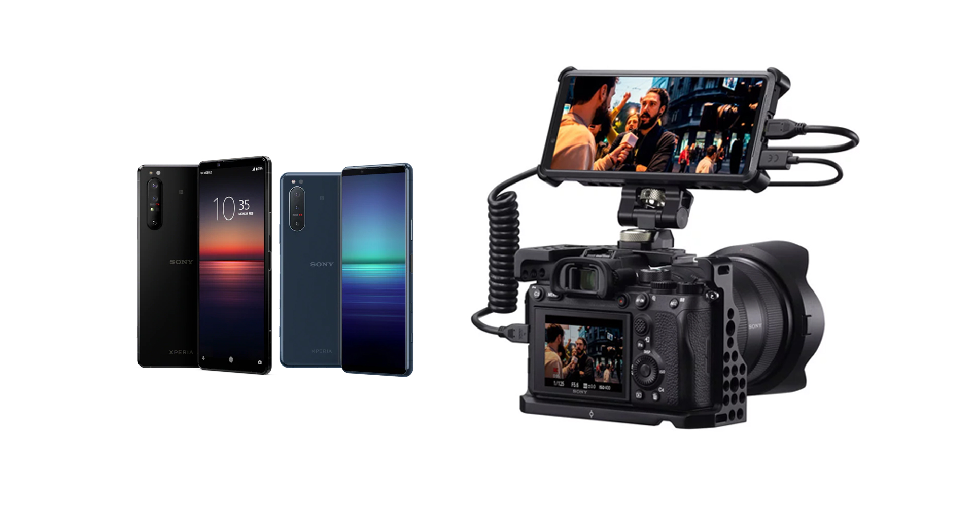Sony ใจดี แอบเพิ่มฟีเจอร์ Xperia 1 II และ 5 II เป็นจอนอกให้กล้อง Alpha แบบ Xperia PRO ได้ ใน Android 11