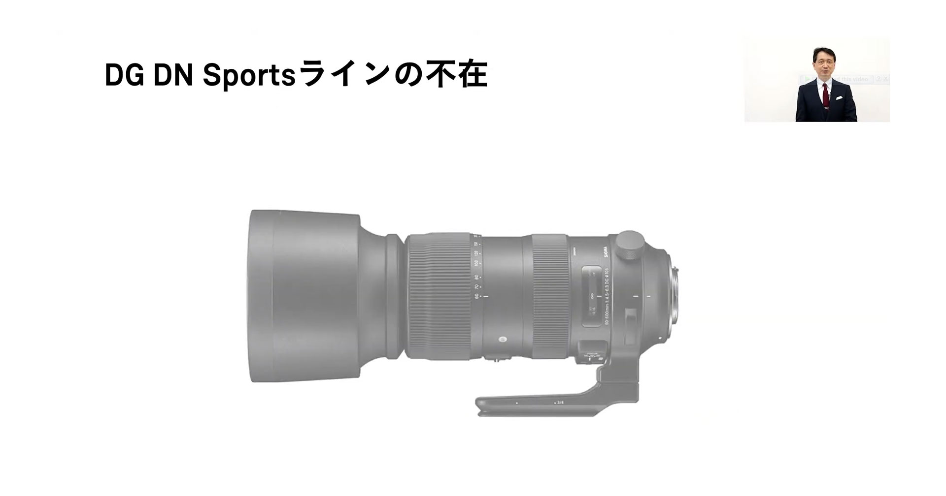 ยืนยัน! Sigma กำลังพัฒนาเลนส์ซูมซีรีส์ DG DN Sports สำหรับกล้องมิเรอร์เลสโดยเฉพาะ