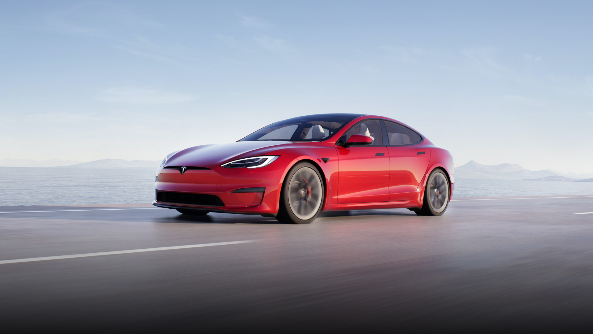 Elon Musk Tesla Model S Plaid Plus