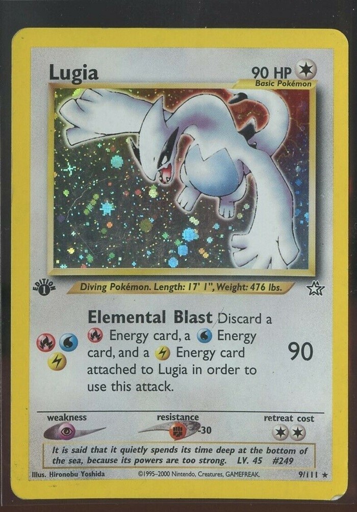 1st Edition Neo Genesis Lugia