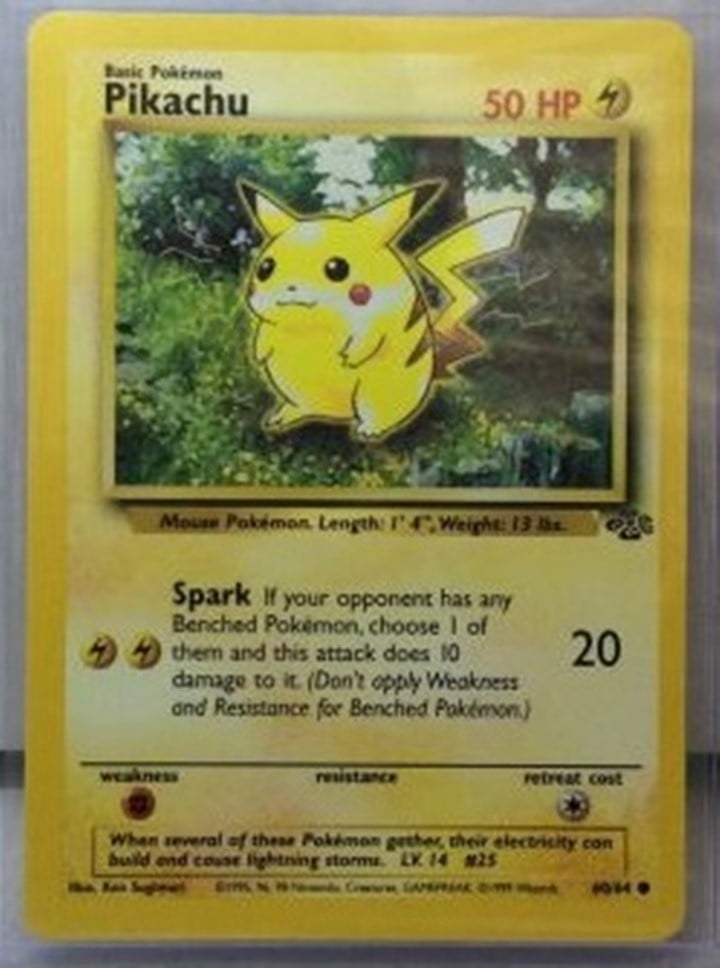 20th Anniversary 24K Gold Ginza Tanaka Pikachu Card