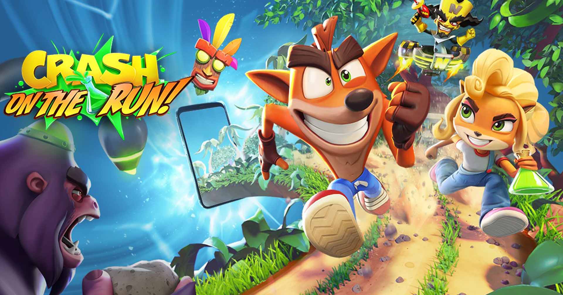 [รีวิวเกม] Crash Bandicoot: On the Run! เกมมือถือแนววิ่งลุยมันส์หยดจากแฟรนไชส์ดัง