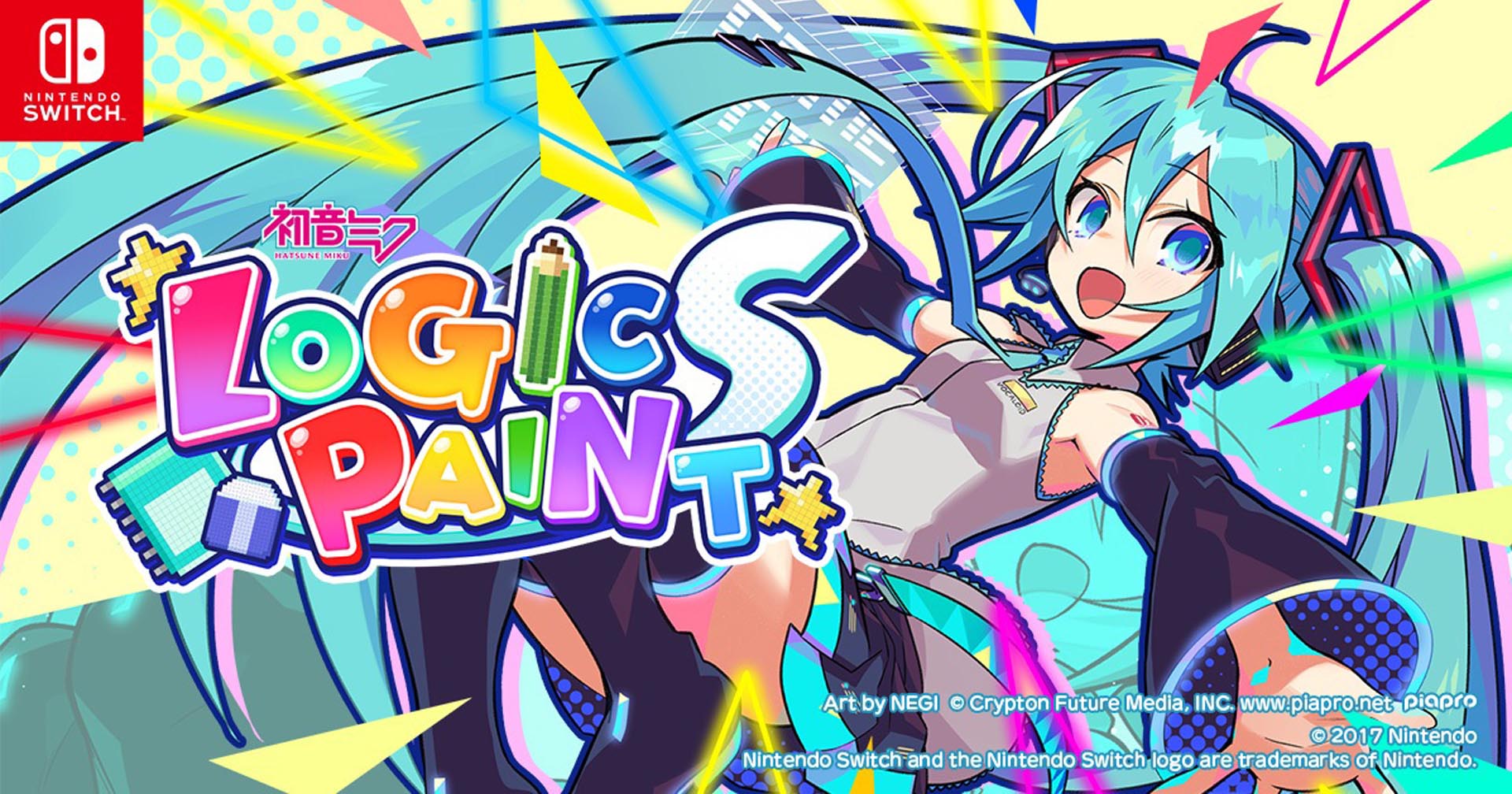 Hatsune Miku Logic Paint S เตรียมวางจำหน่ายบน Nintendo Switch