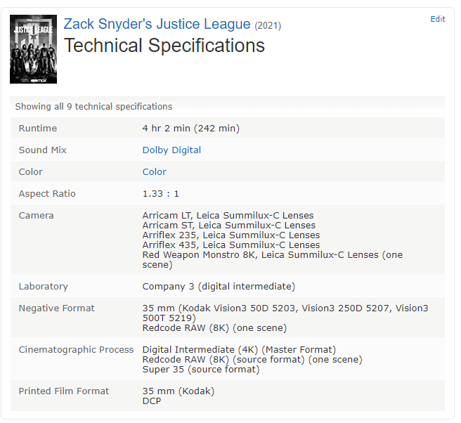 Beartai Buzz Zack Snyder's Justice League ทำไมความยาวหนังและภาพไม่เต็มจอ