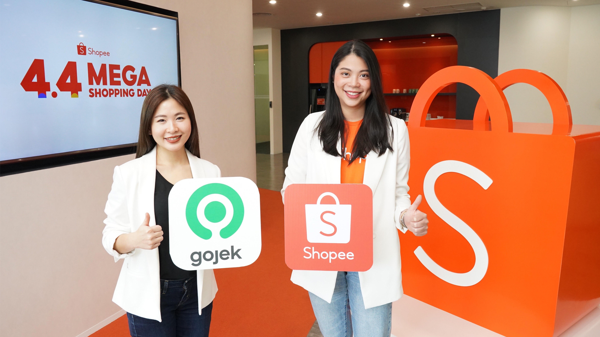 Gojek ผนึก Shopee จัดกิจกรรมและโปรโมชันสุดพิเศษฉลองมหกรรม Shopee 4.4 Mega Shopping Day