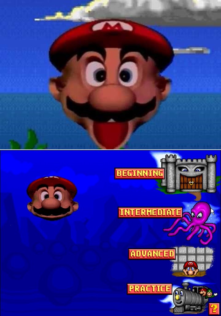 Mario Teaches Typing