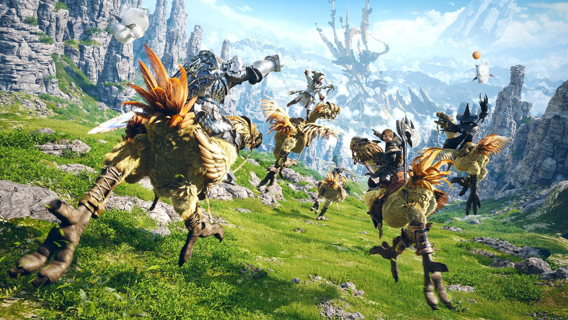 ชมคลิปโชว์การเล่น Final Fantasy XIV บน PS5