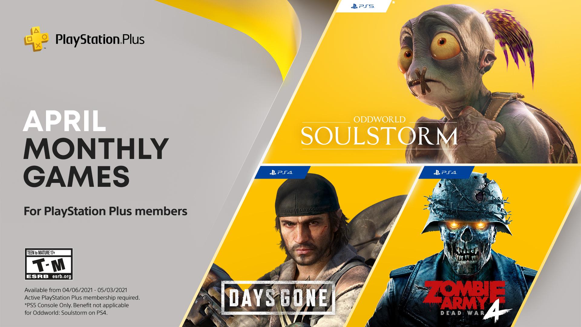 Sony เผยรายชื่อเกมฟรีของชาว PS Plus ประจำเดือนเมษายน 2021 (โซน 1)