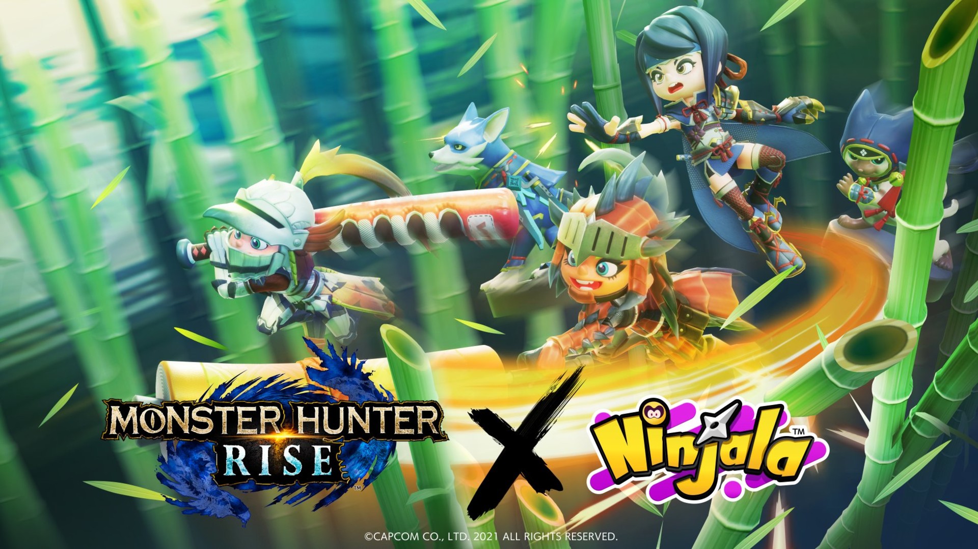 Ninjala ปล่อยกิจกรรม Monster Hunter Rise