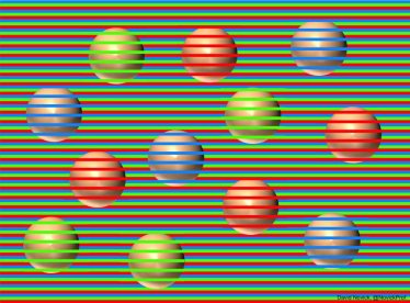 ภาพลวงตานี้หลอกให้คุณเห็นลูกบอลเป็น 3 สี ทั้งที่มันเป็น ‘สีเดียวกัน’ ทั้งหมด!