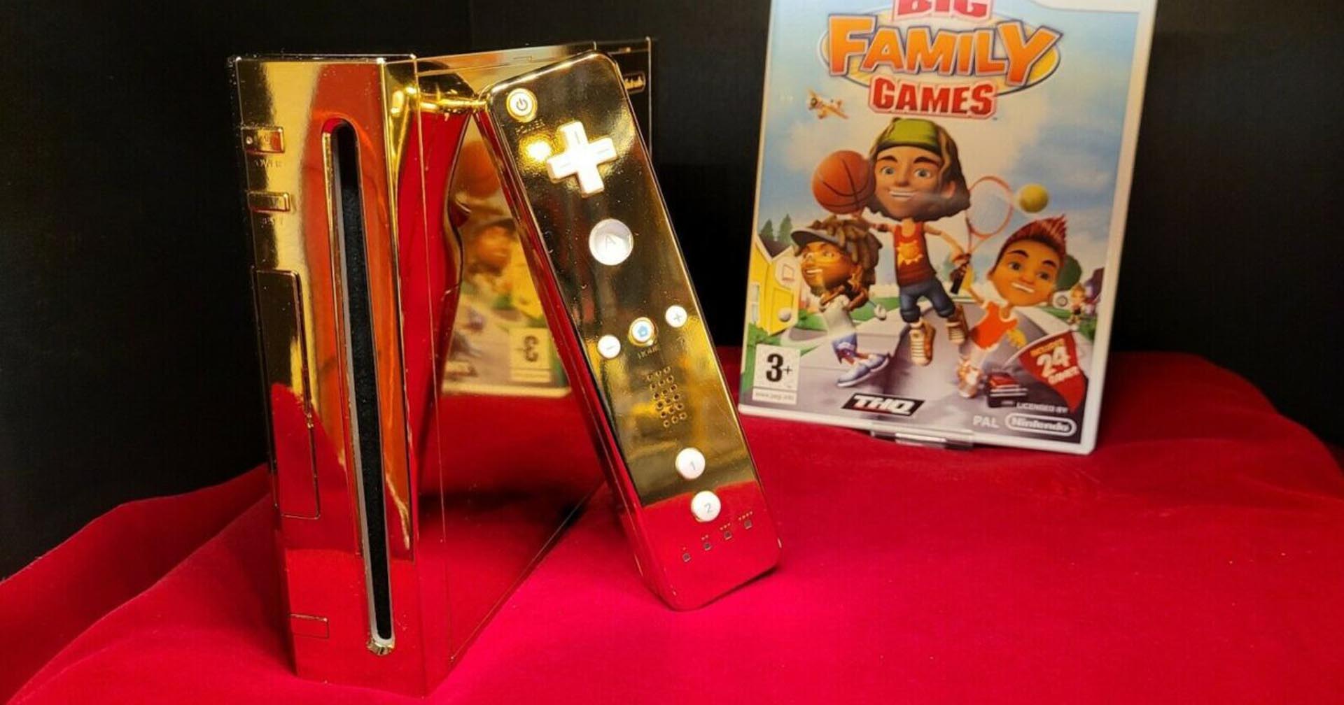 เครื่องเกม Wii สีทอง ที่ออกแบบเพื่อสมเด็จพระราชินีเอลิซาเบธถูกนำมาวางจำหน่ายแล้ว