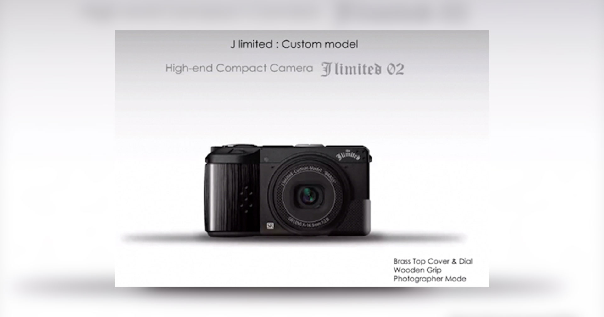 เผยภาพเพิ่ม Ricoh GR III J limited 02 อีกหนึ่งเวอร์ชันของกล้องคอมแพกต์ High End