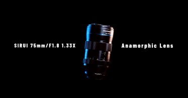 Sirui 75mm F1.8 1.33x anamorphic
